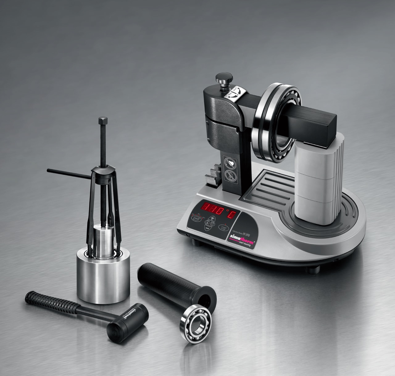 گرمکن القایی برقی با ترموستات کنترل دما جهت بلبرینگ های صنعتی تا وزن 80 کیلوگرم مدل IH-070 ساخت سیماتک انگلستان