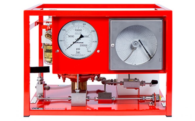 هیدروتست پمپ پنوماتیکی (بادی) هیدرولیکی 2931 بار فشارقوی مدل AHP-CR-Range ساخت هایفورس انگلستان