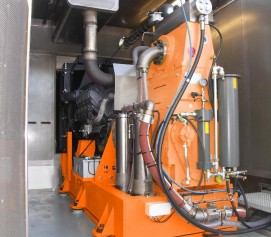 واترجت دیزلی 2000 بار فشارقوی جهت شستشو و رسوب زدایی صنعتی مدل CD-550 ساخت دن جت دانمارک