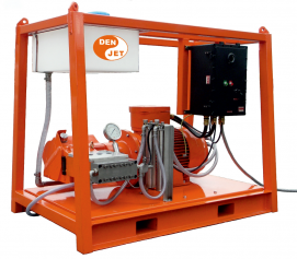 واترجت الکتریکی برقی 2100 بار جهت رسوب زدایی و شستشوی صنعتی مدل CEX-100 ساخت دن جت دانمارک