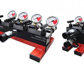 منیفولد تک و دو سرعته فشار قوی 700 بار 2 و 4 پورته دارای شیر تنظیم فشار مدل HMC-Range ساخت هایفورس انگلستان