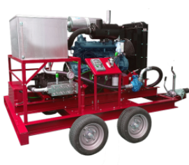 واترجت فشارقوی با فشار 3000 بار جهت رسوب زدایی و شستشوی صنعتی مبدل های حرارتی مدل IDROENERGY ساخت ایدروجت ایتالیا