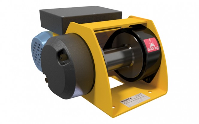 وینچ کشنده برقی الکتریکی با ظرفیت 300 کیلوگرم مدل MOTORBOX 300 kg - Low voltage control ساخت هوچز فرانسه